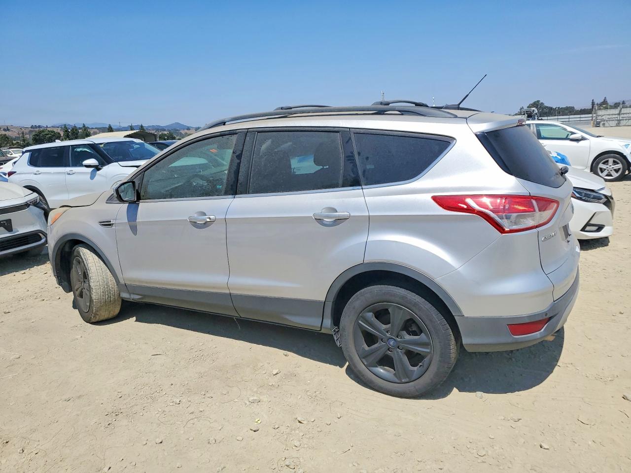 2014 Ford Escape Se Silver vin: 1FMCU0GX3EUA85044