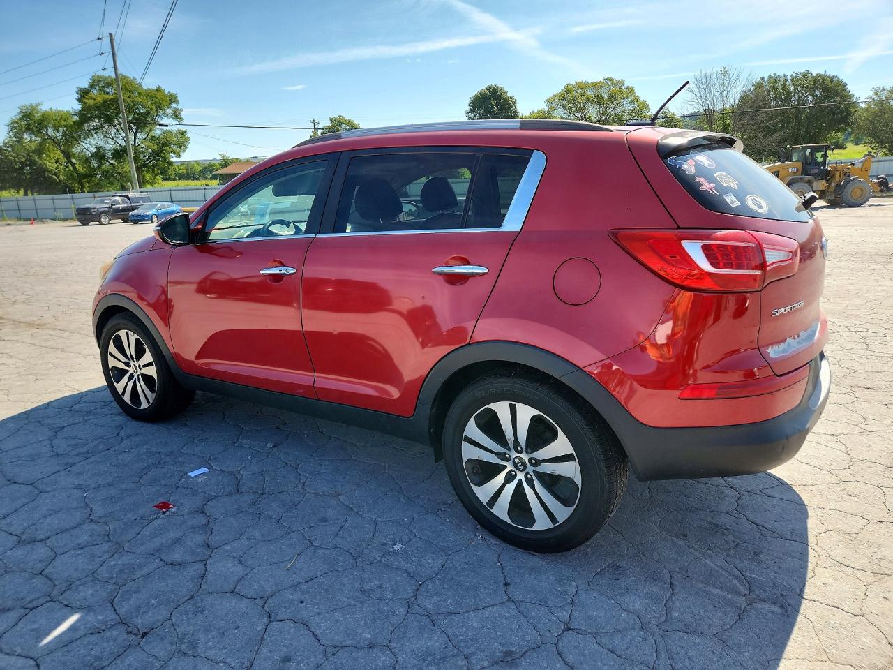 2011 Kia Sportage Ex Red vin: KNDPC3A21B7072195