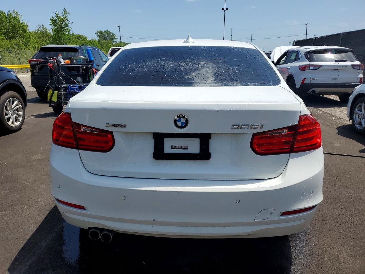 2015 Bmw 328 Xi Sulev White vin: WBA3B5G53FNS18562