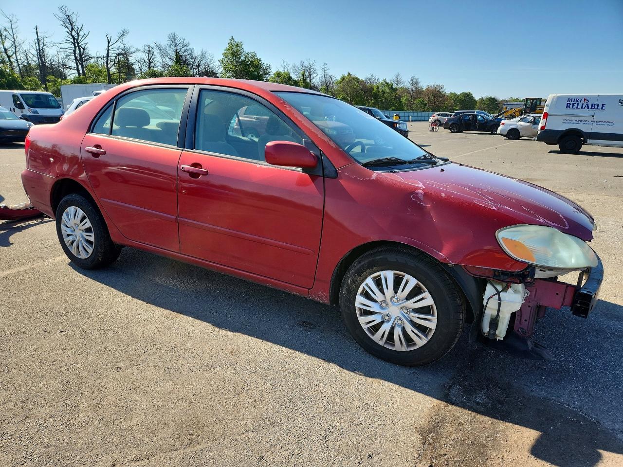 2006 Toyota Corolla Le Red vin: 2T1BR32EX6C560258