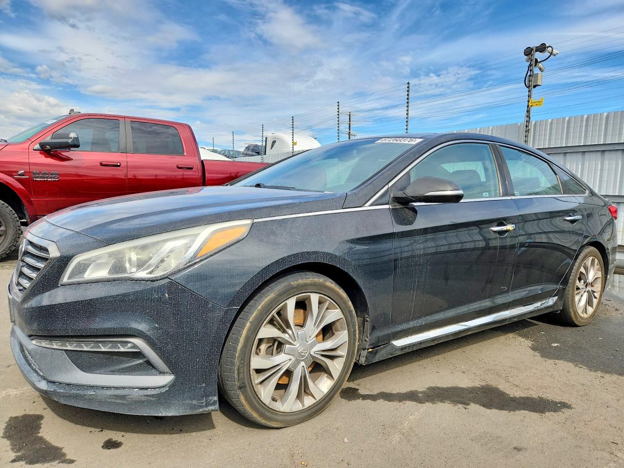 2015 Hyundai Sonata Limited 2.0t Black vin: 5NPE34AB5FH123454