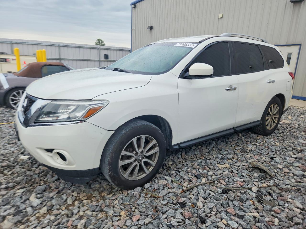 2014 Nissan Pathfinder Sv White vin: 5N1AR2MM0EC688294