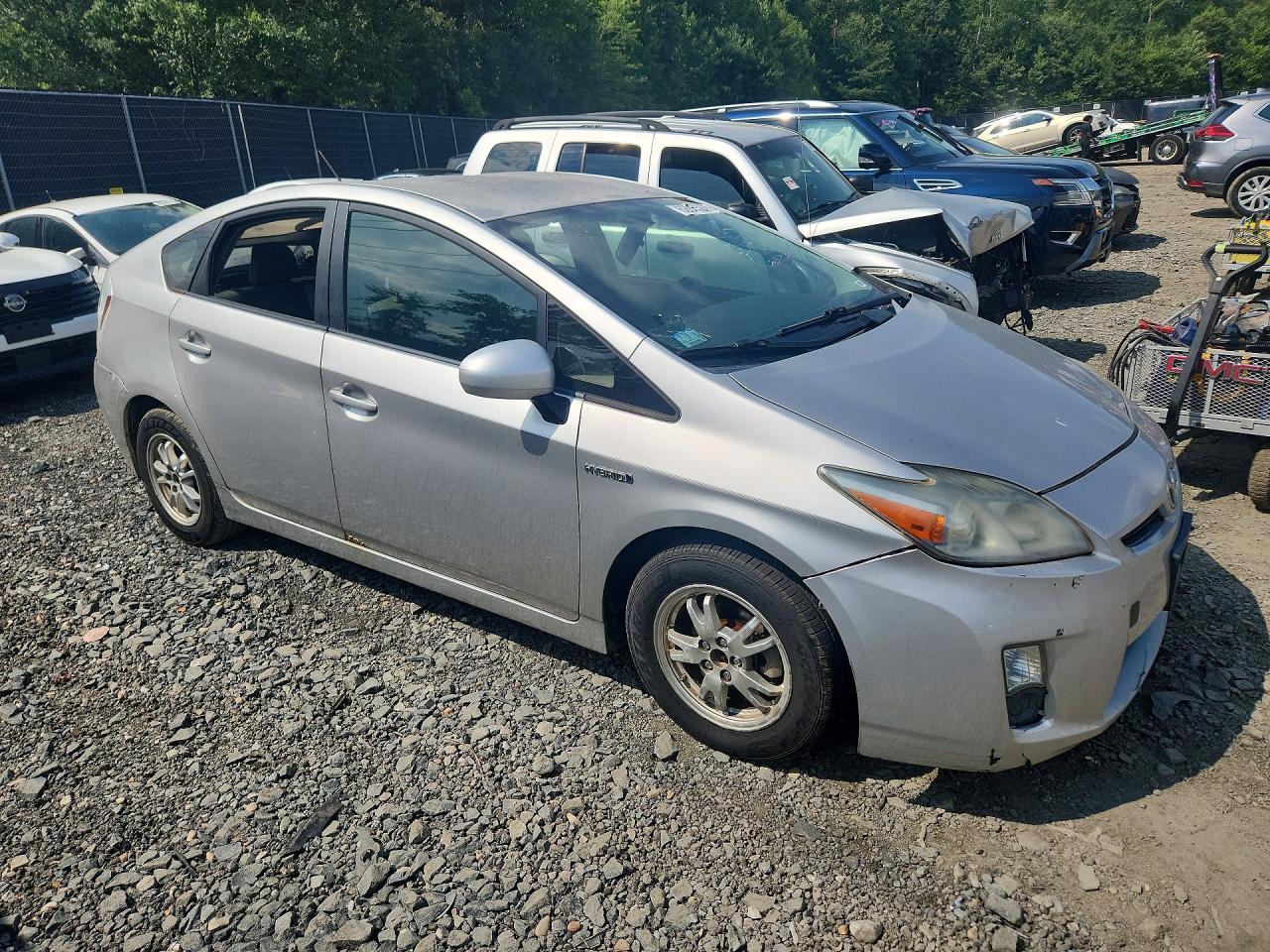 2010 Toyota Prius Ii Silver vin: JTDKN3DU6A1097239