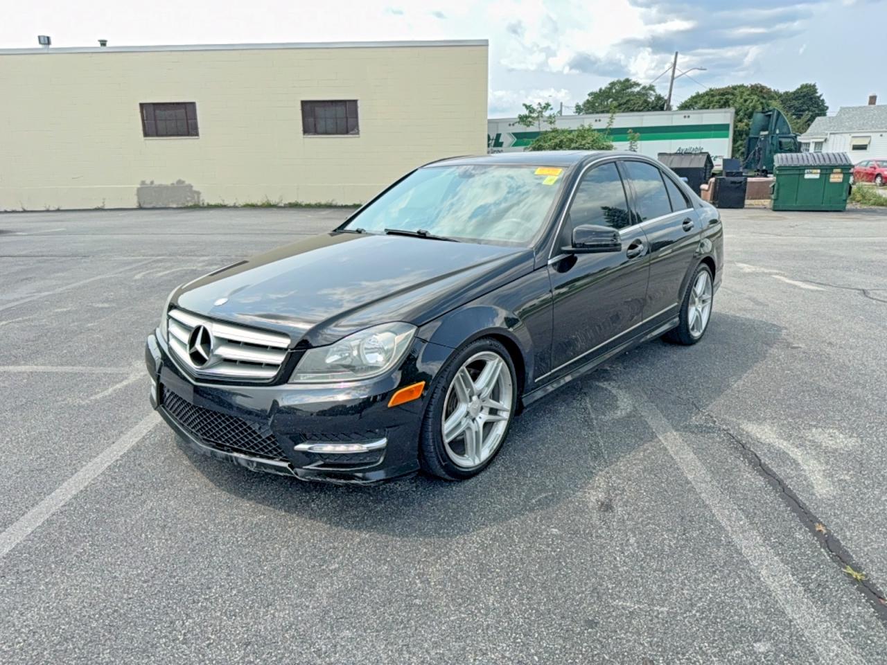 2013 Mercedes-benz C 300 4matic Black vin: WDDGF8AB9DR283579