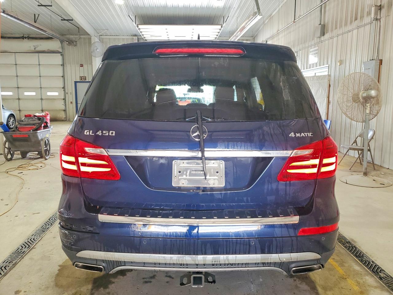2015 Mercedes-benz Gl 450 4matic Blue vin: 4JGDF6EE1FA520908