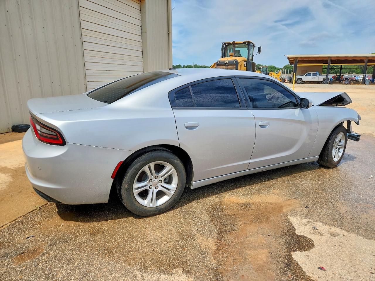 2022 Dodge Charger Sxt Silver vin: 2C3CDXBG5NH208189