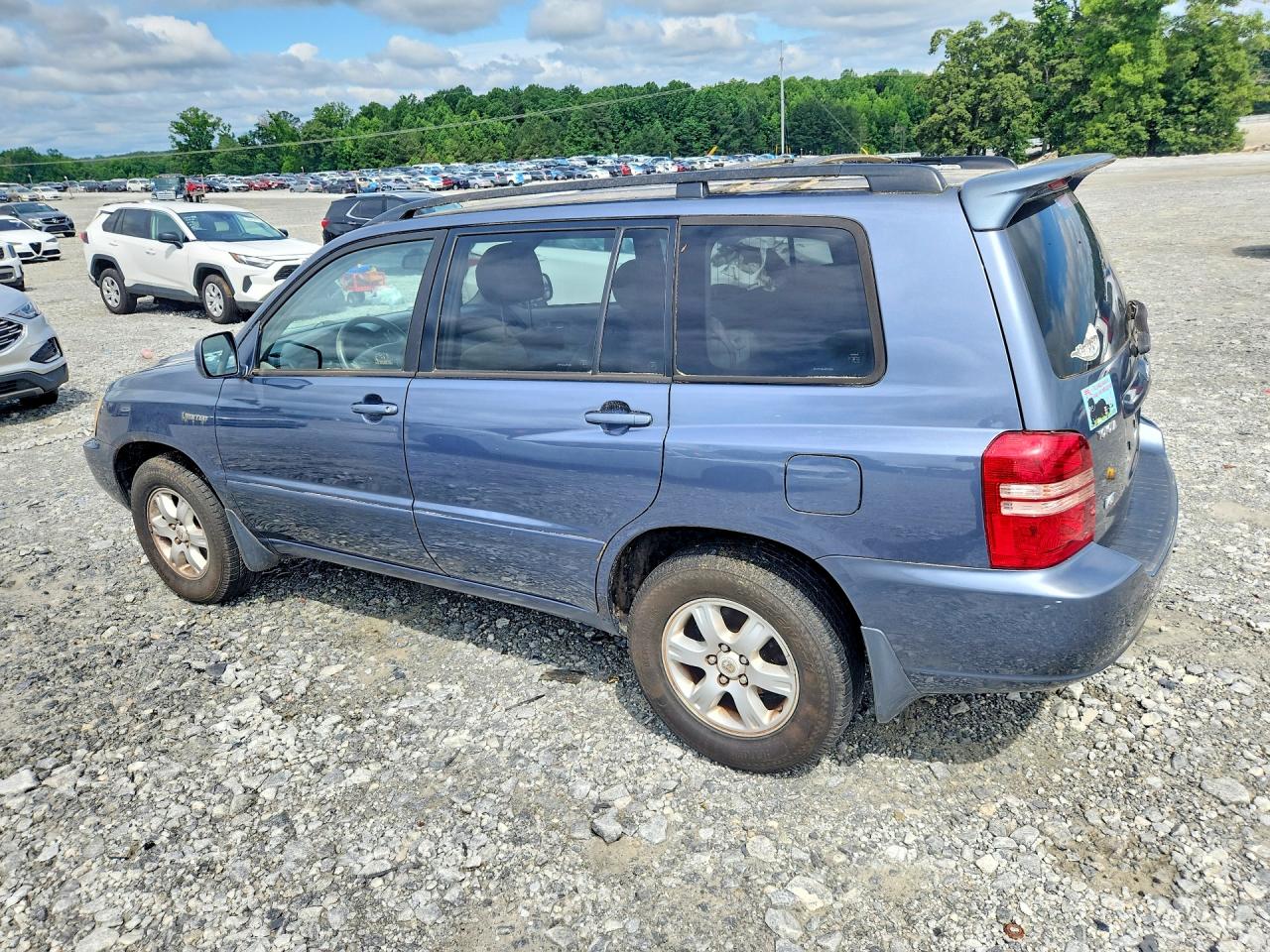 2003 Toyota Highlander Limited Синий vin: JTEGF21A630121261