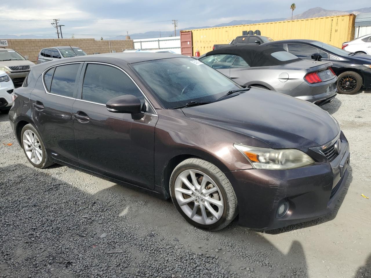 2012 Lexus Ct 200 Brown vin: JTHKD5BH8C2075744