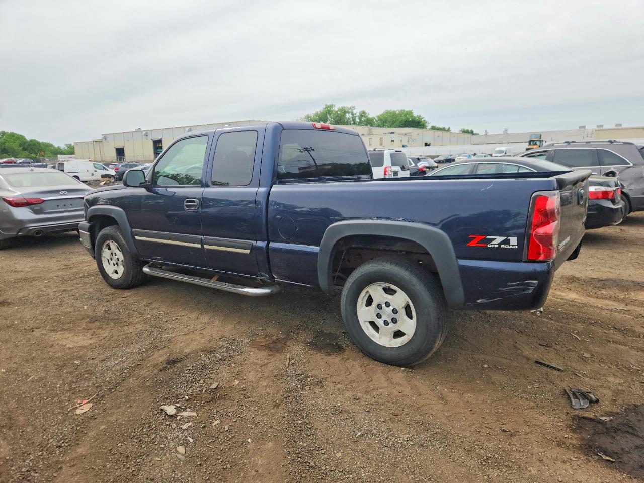 2005 Chevrolet Silverado K1500 Blue vin: 2GCEK19B351171962