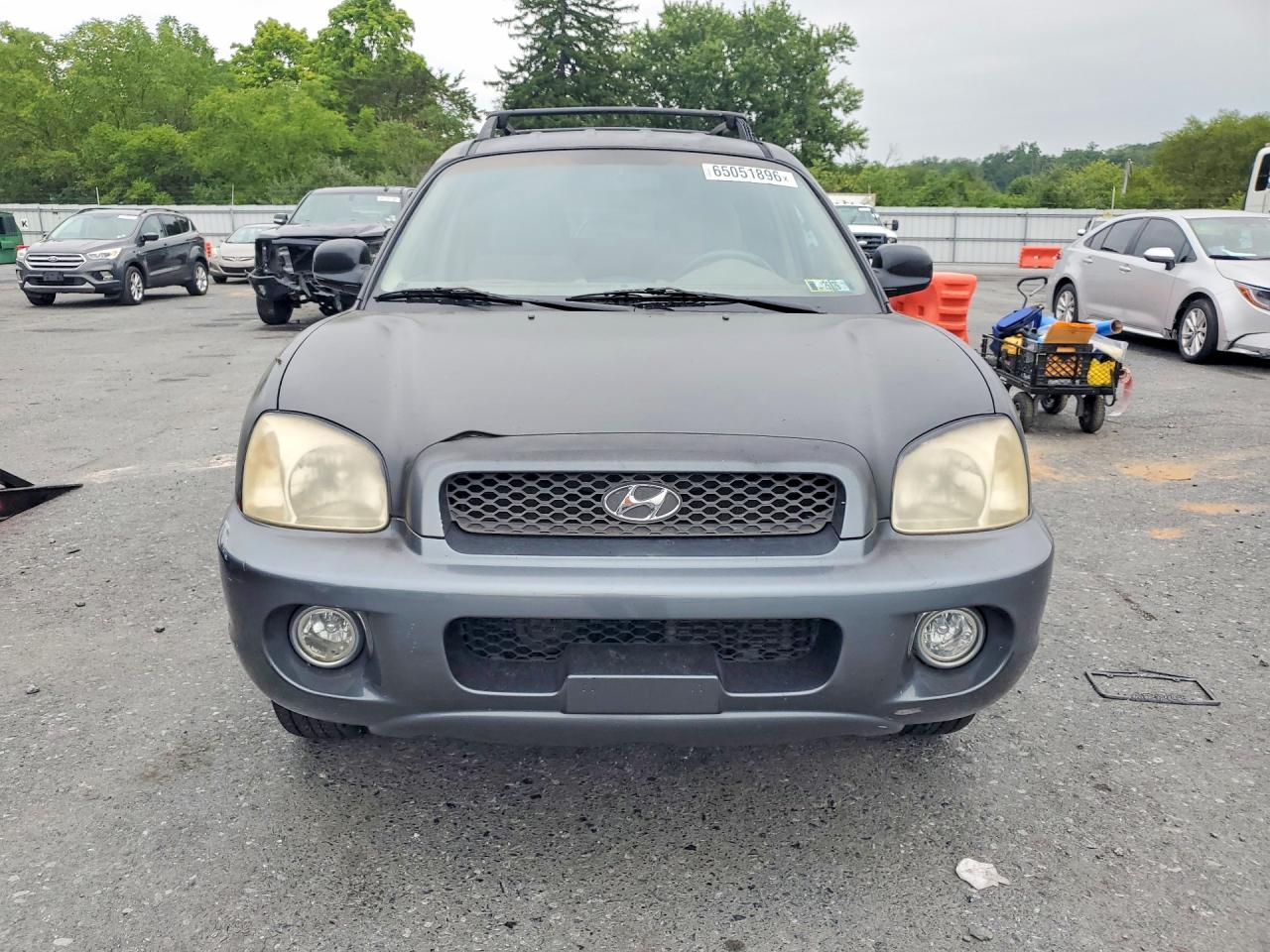 2004 Hyundai Santa Fe Gls Black vin: KM8SC73E44U768395