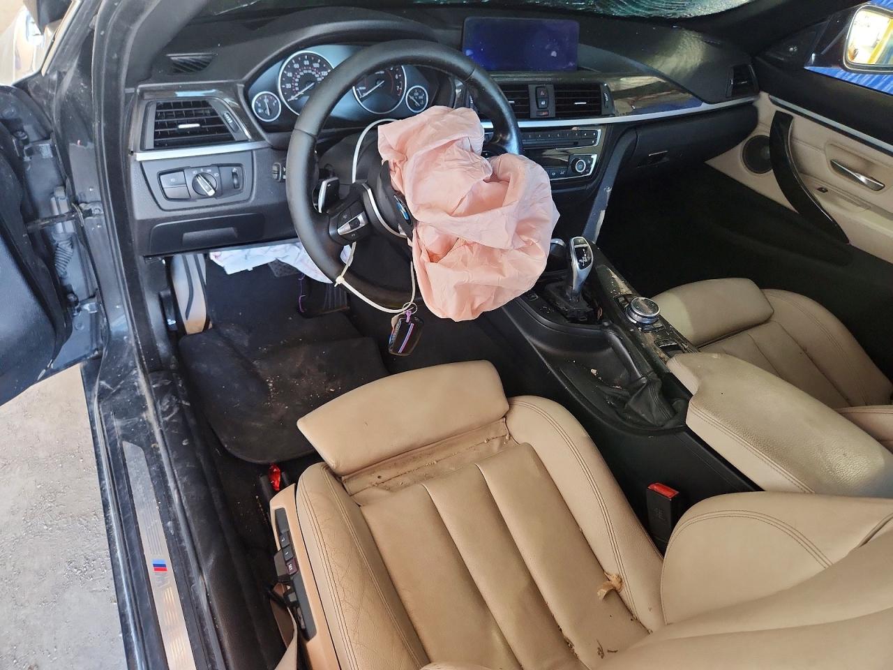 2015 Bmw 435 I Black vin: WBA3T3C52FP738411