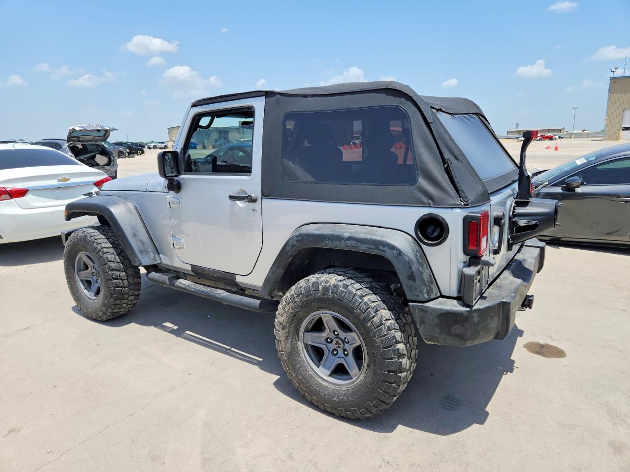 2010 Jeep Wrangler Sport Серебряный vin: 1J4AA2D10AL167632