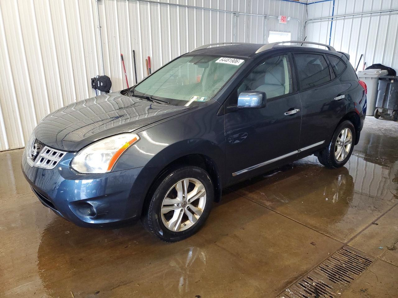 2012 Nissan Rogue S Blue vin: JN8AS5MV2CW702232