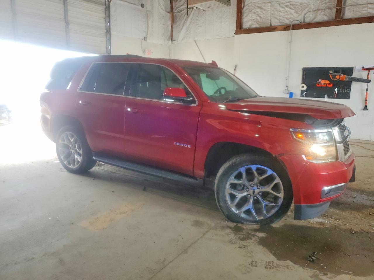 2015 Chevrolet Tahoe K1500 Lt Red vin: 1GNSKBKCXFR697744