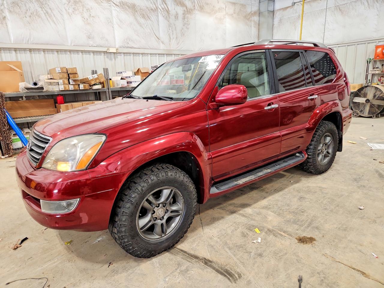 2008 Lexus Gx 470 Красный vin: JTJBT20X480168788