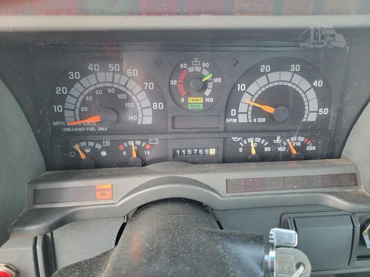 2001 Gmc C-series C7h042 White vin: 1GDJ7H1C41J505232