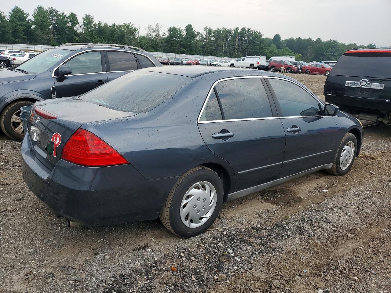 2006 Honda Accord Lx Blue vin: 1HGCM56456A038885