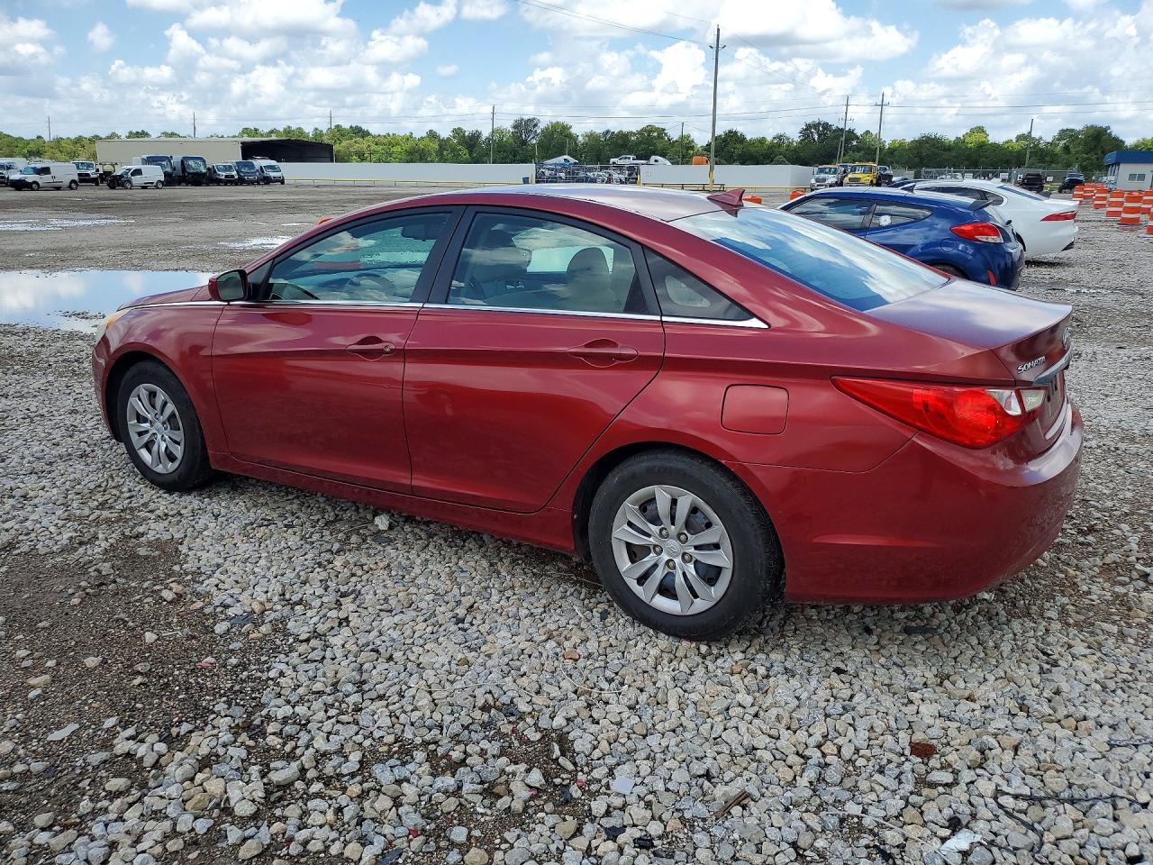 2012 Hyundai Sonata Gls Red vin: 5NPEB4AC1CH319396