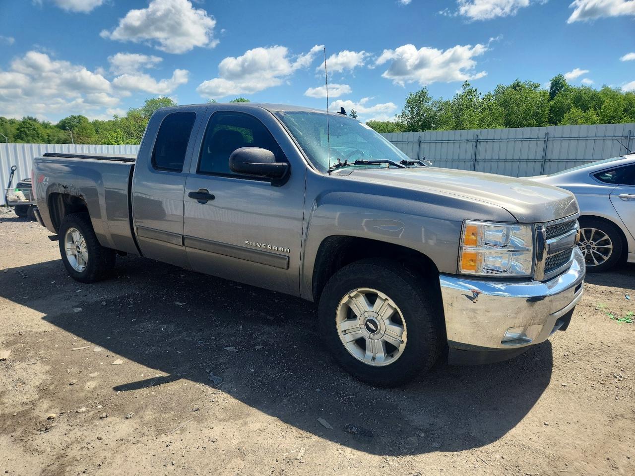 2012 Chevrolet Silverado K1500 Lt Gray vin: 1GCRKSE7XCZ246394