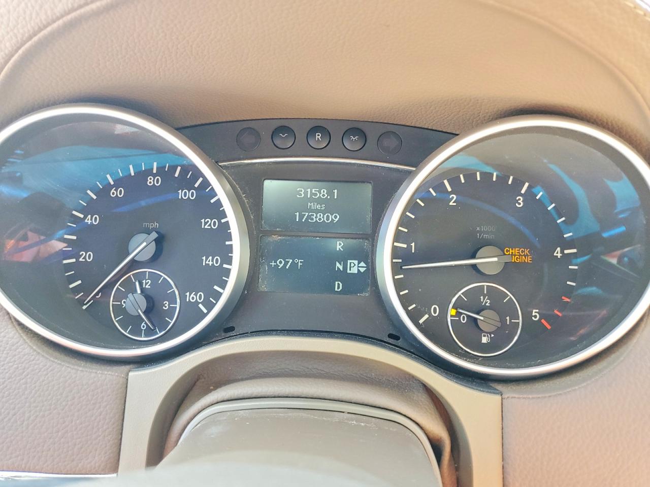 2009 Mercedes-benz Gl Black vin: 4JGBF25EX9A497584