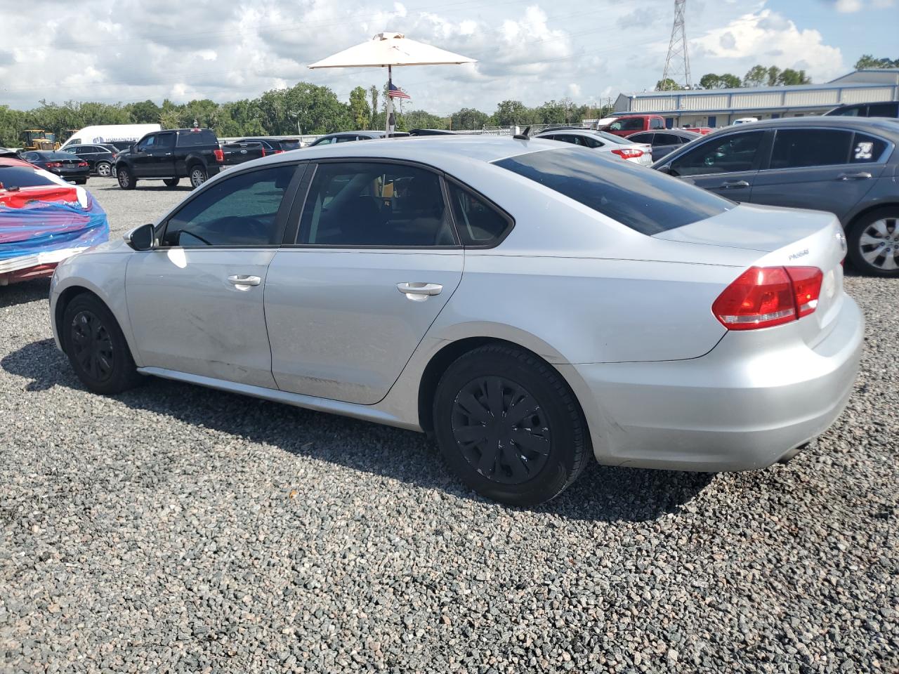 2012 Volkswagen Passat S Silver vin: 1VWAP7A3XCC031368