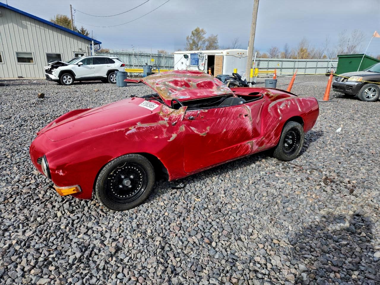 1974 Volkswagen Karmannghi Red vin: 1442445775