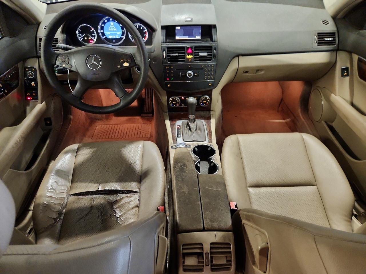 2009 Mercedes-benz C 300 4matic Black vin: WDDGF81XX9R046618