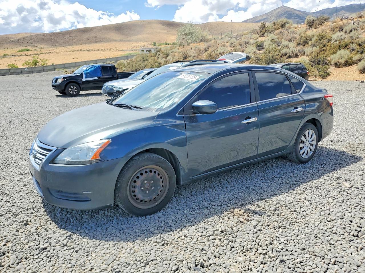 2014 Nissan Sentra Sv Green vin: 3N1AB7AP9EY261937