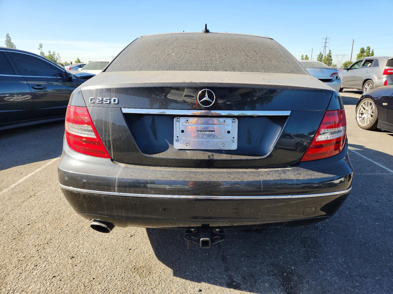 2012 Mercedes-benz C 250 Gray vin: WDDGF4HB0CR235773
