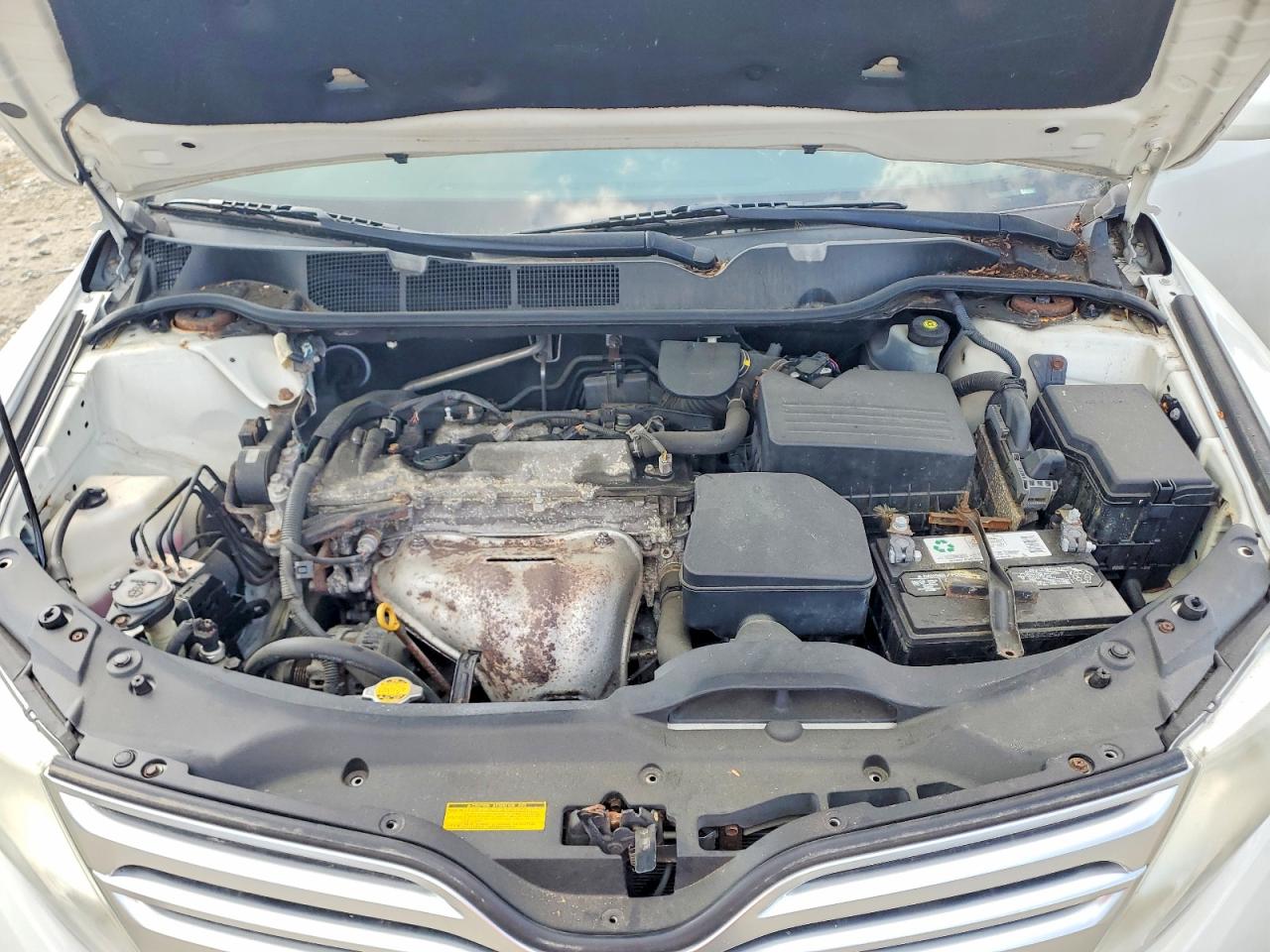 2012 Toyota Venza Xle White vin: 4T3BA3BB0CU031819