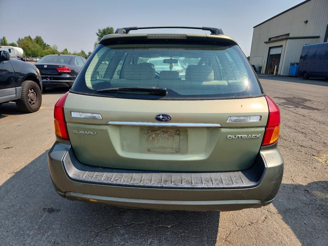 2007 Subaru Outback Outback 2.5i Green vin: 4S4BP61C776325635