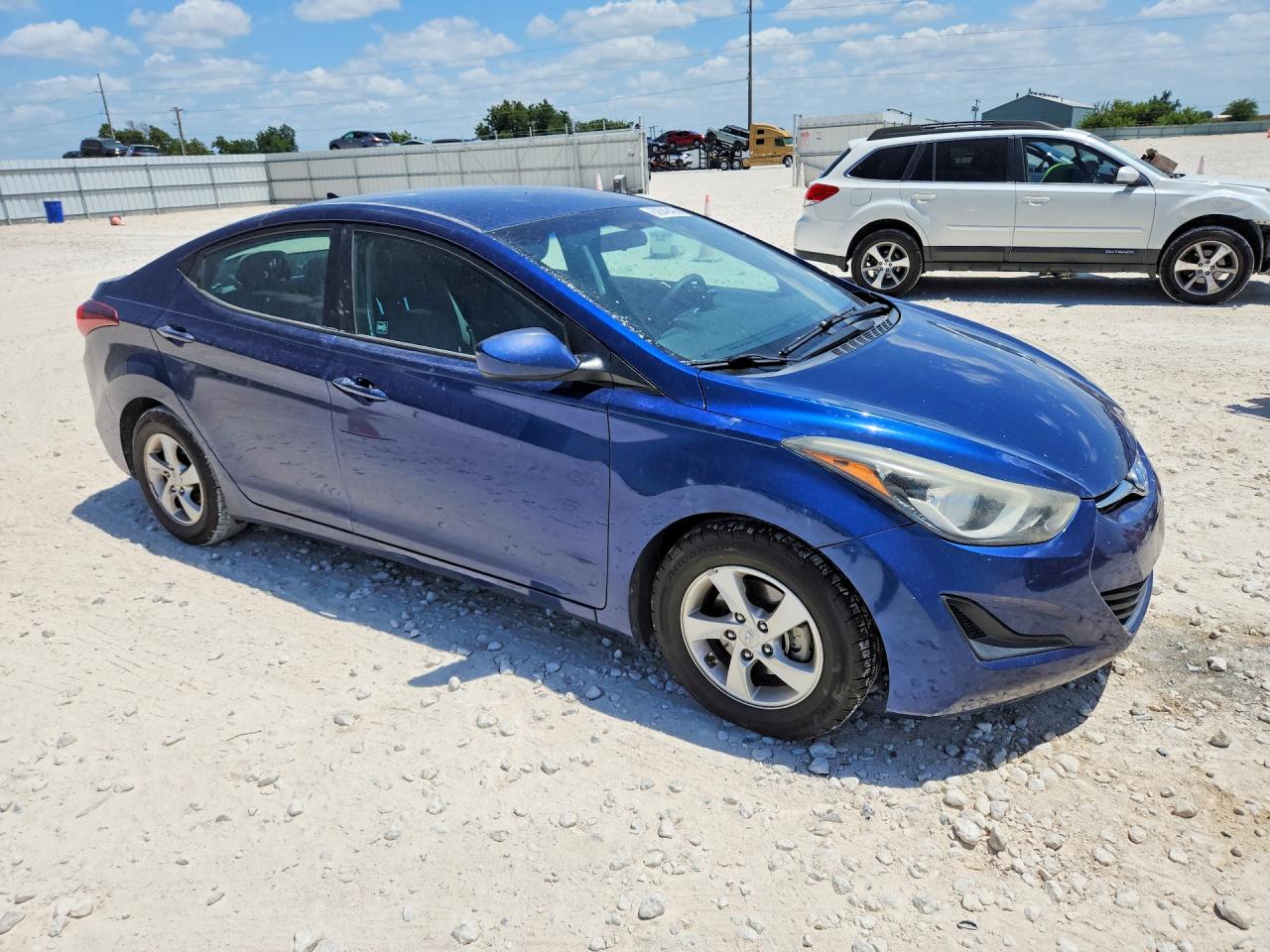 2015 Hyundai Elantra Se Blue vin: 5NPDH4AE6FH649325