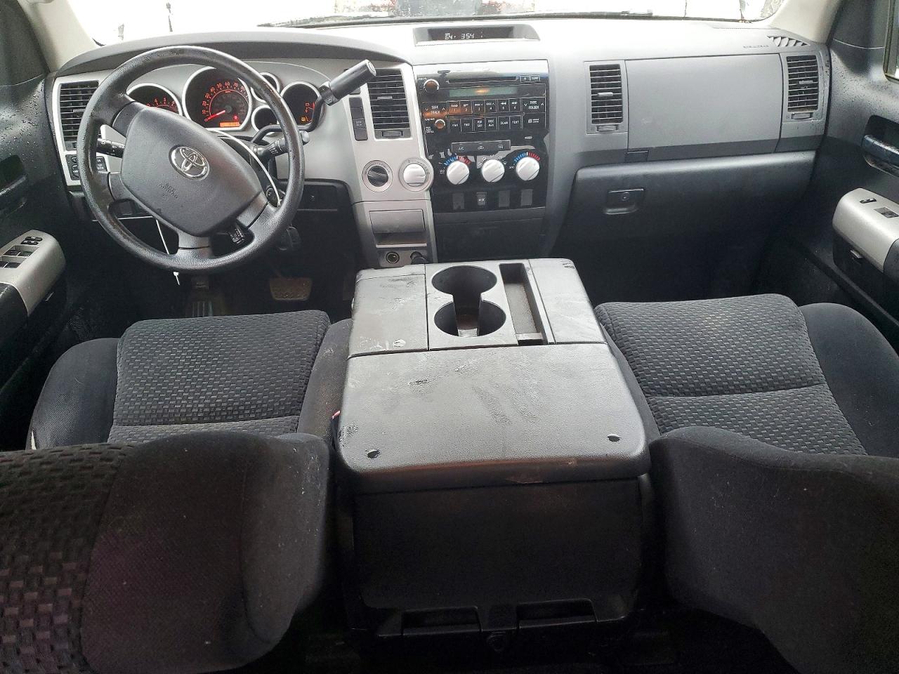 2007 Toyota Tundra Double Cab Sr5 Silver vin: 5TBBT54107S454037
