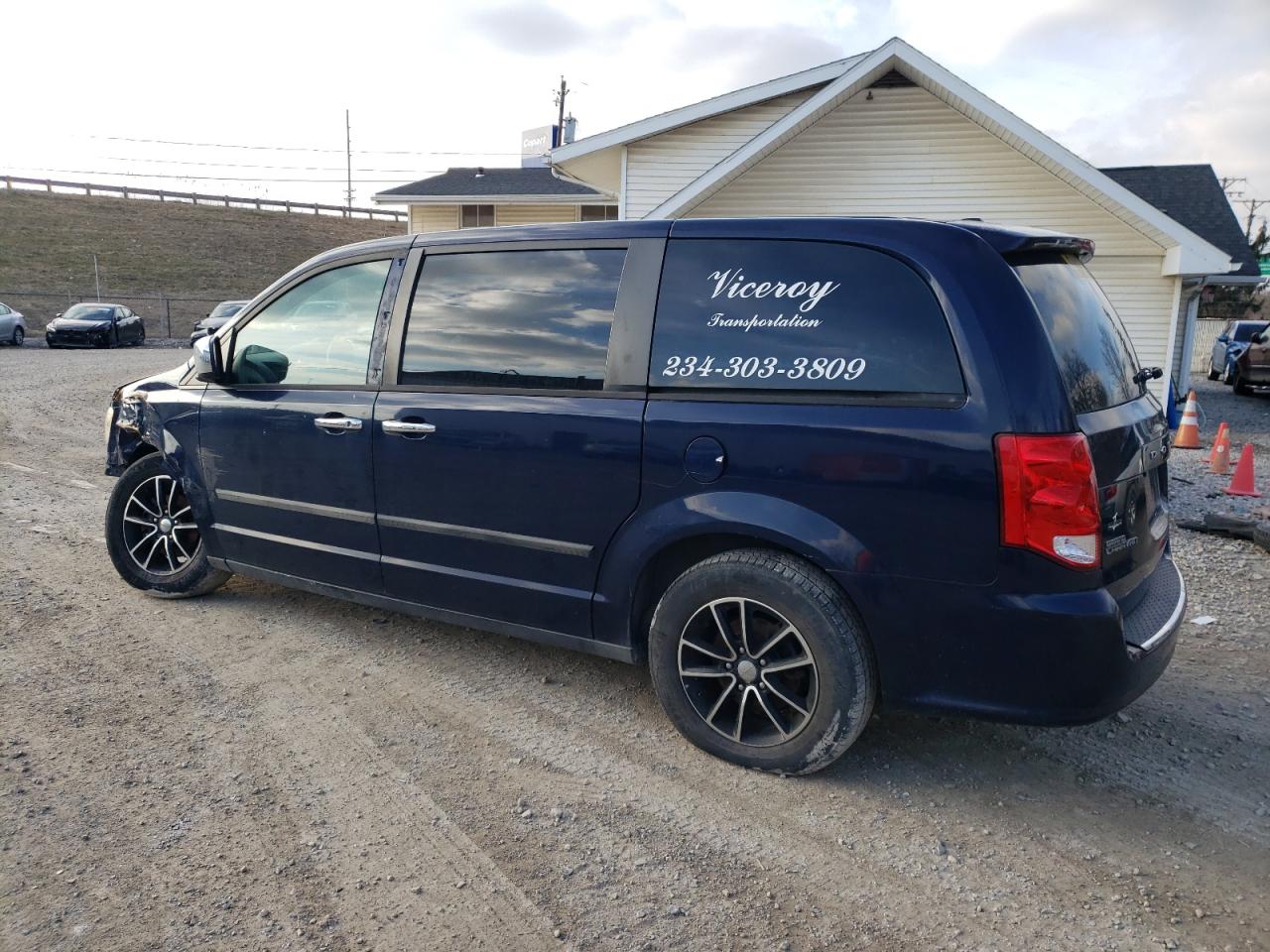 2013 Dodge Grand Caravan Se Синий vin: 2C4RDGBG3DR512944