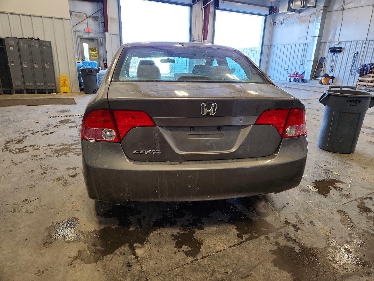 2008 Honda Civic Lx Gray vin: 1HGFA16548L020697