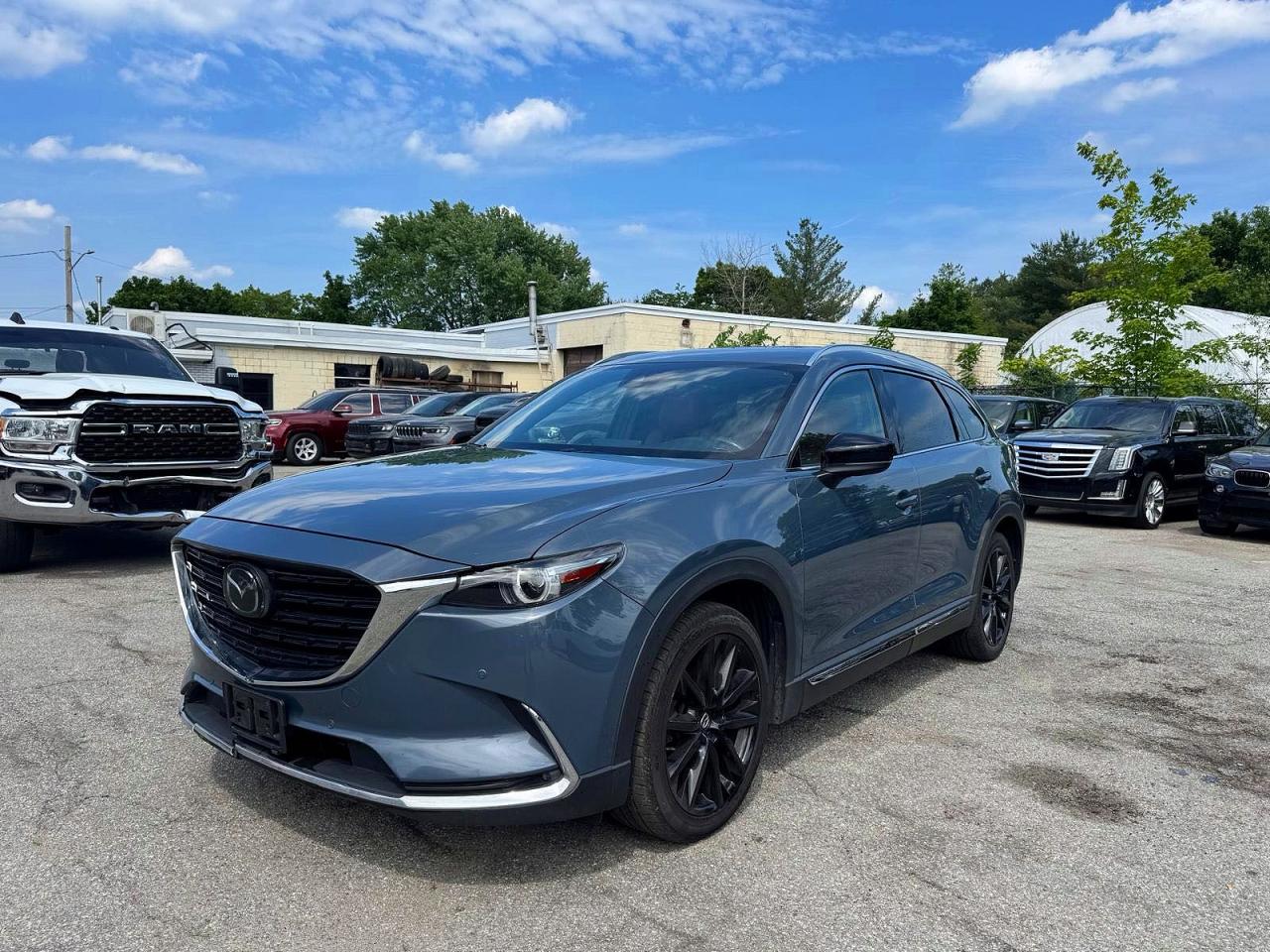 2023 Mazda Cx-9 Grand Touring Gray vin: JM3TCBDY1P0655673