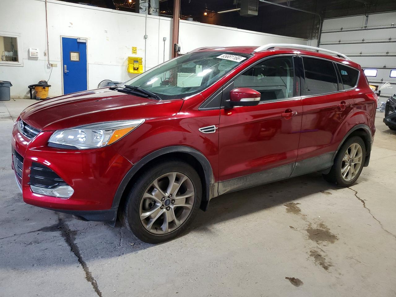 2015 Ford Escape Titanium Red vin: 1FMCU9JX1FUB49340