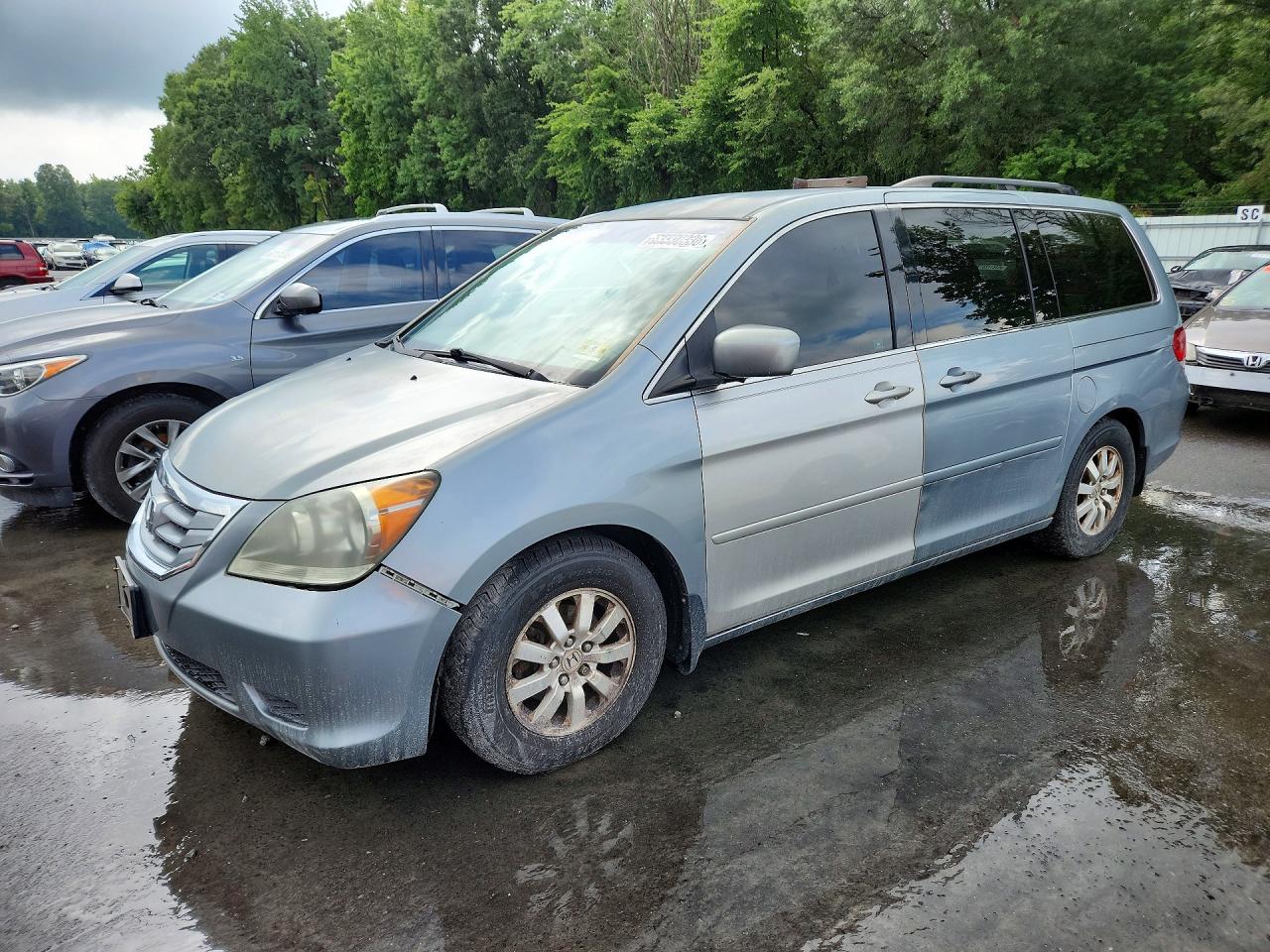 2009 Honda Odyssey Ex Blue vin: 5FNRL38439B054950