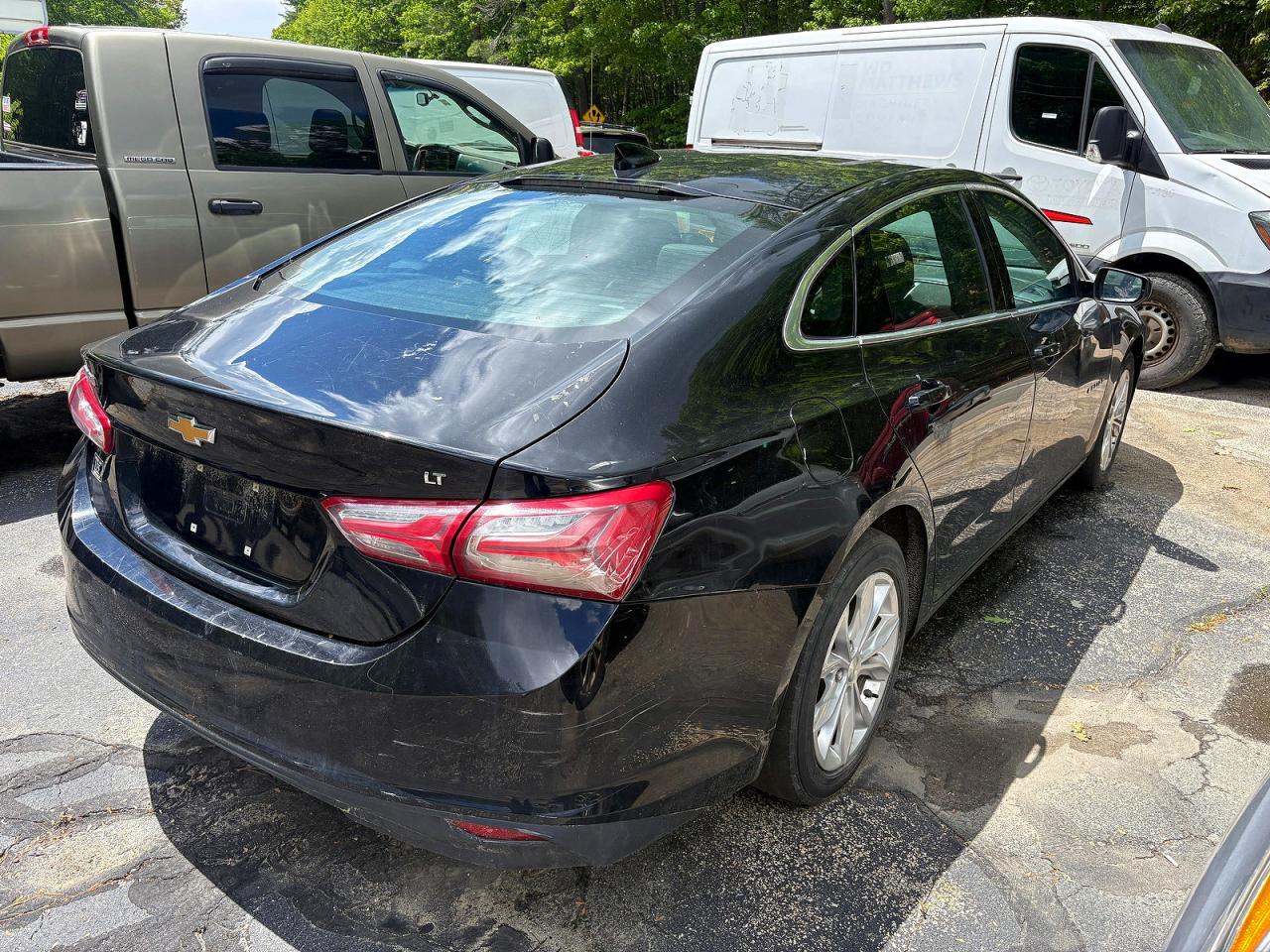 2020 Chevrolet Malibu Lt Black vin: 1G1ZD5ST3LF108283
