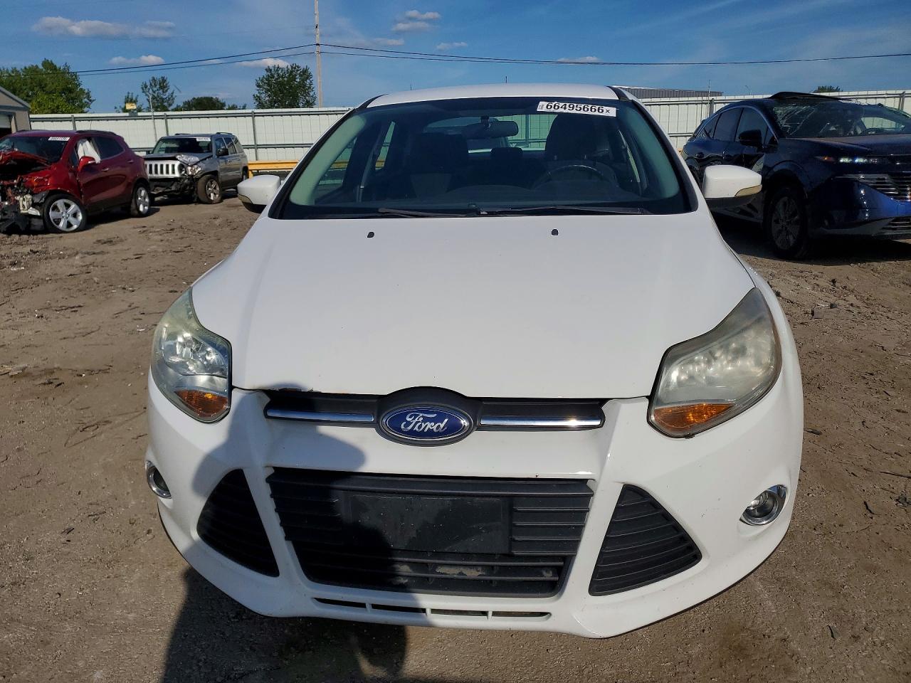 2013 Ford Focus Se White vin: 1FADP3F25DL287255