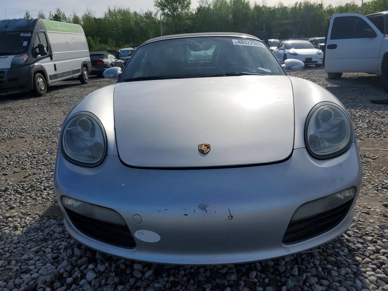 2006 Porsche Boxster Silver vin: WP0CA29896U712944