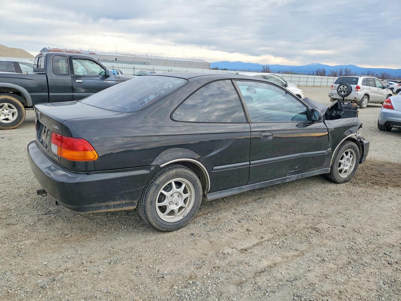 1996 Honda Civic Hx Black vin: 1HGEJ7120TL033869
