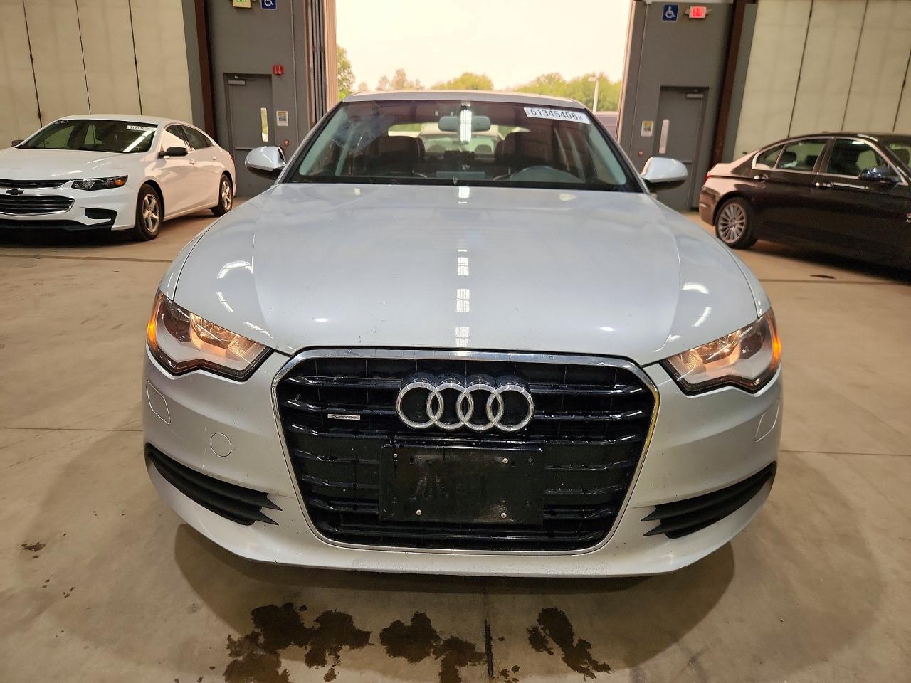 2013 Audi A6 Premium Silver vin: WAUFGAFC6DN083422