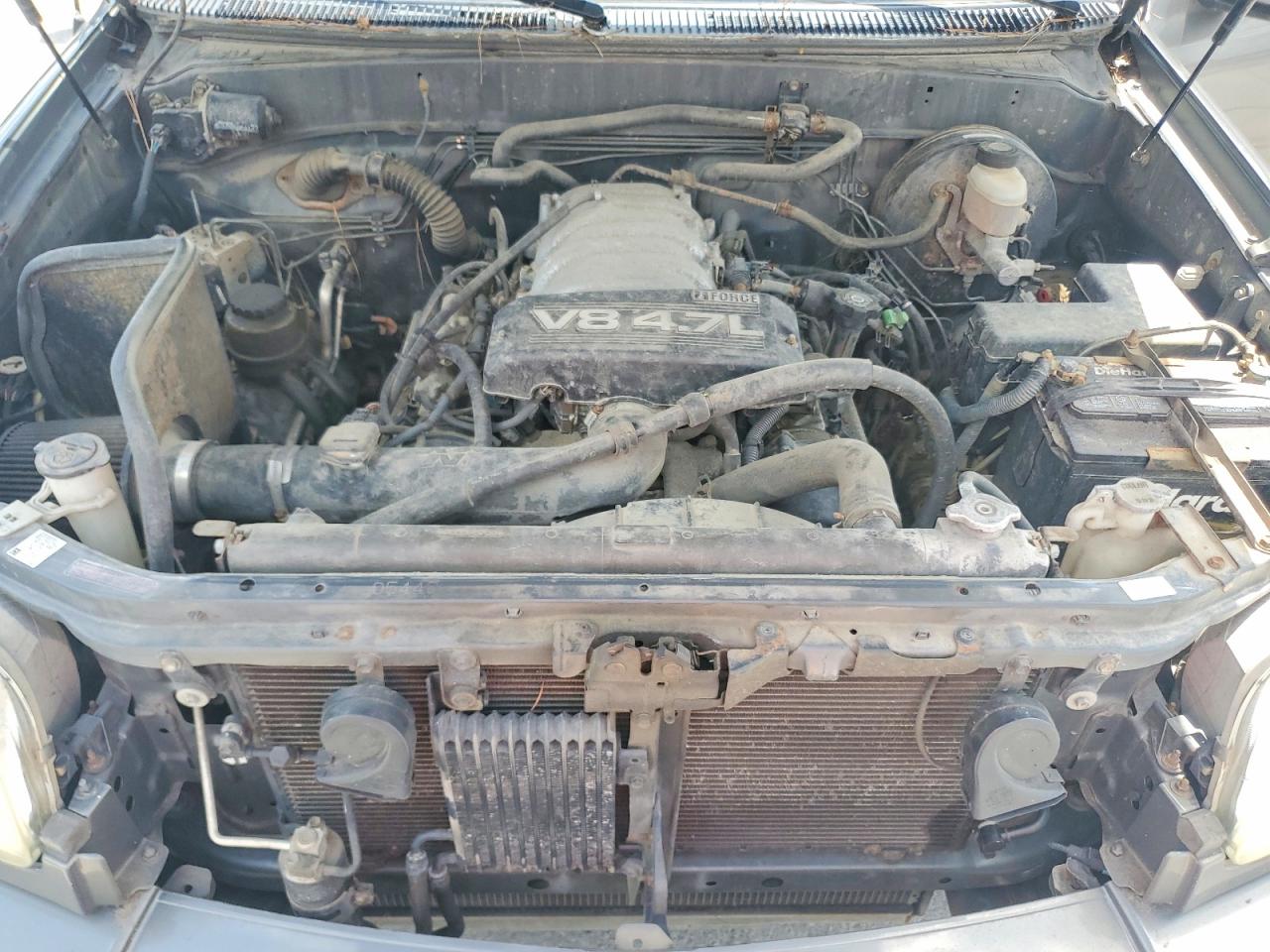 2004 Toyota Tundra Sr5 Gray vin: 5TBBT44114S448611