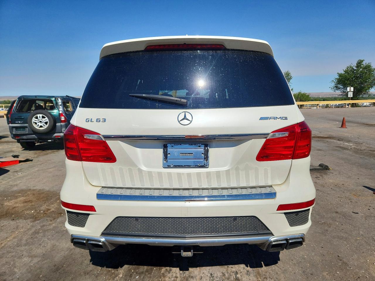 2014 Mercedes-benz Gl 63 Amg White vin: 4JGDF7EE4EA271668
