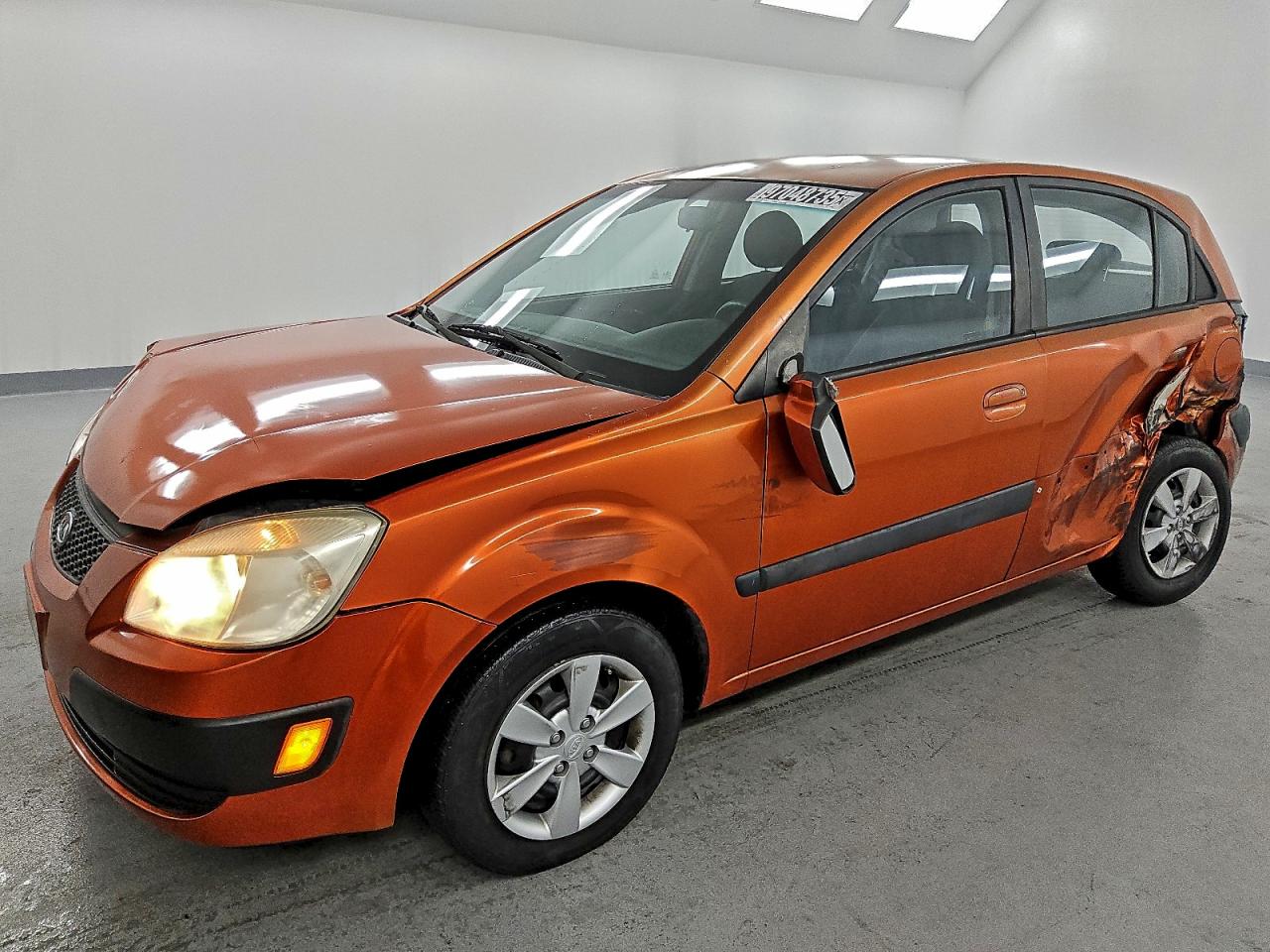 2009 Kia Rio5 Lx Orange vin: KNADE243896567101