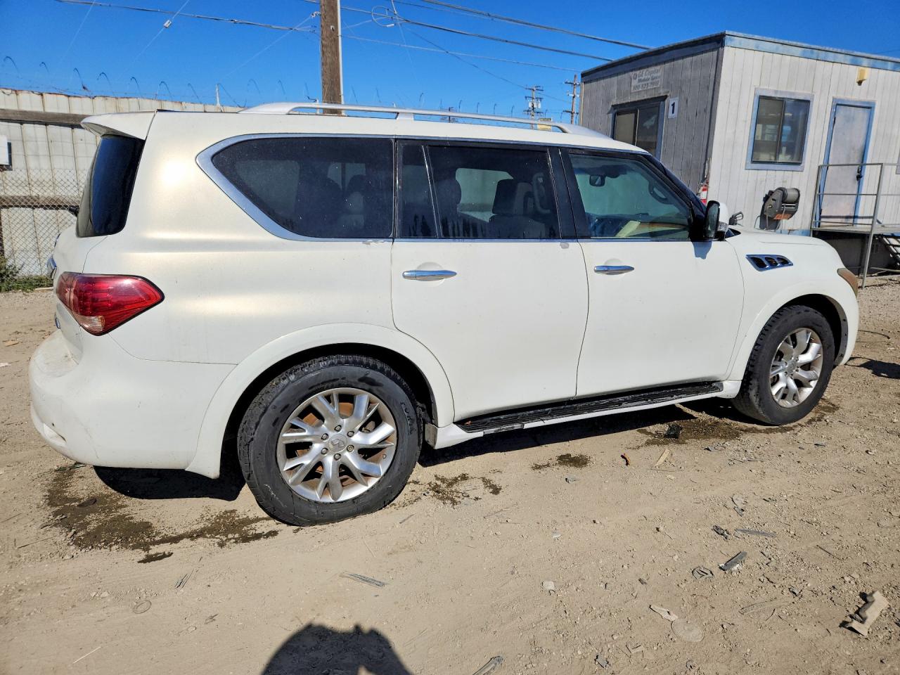 2011 Infiniti Qx56 Base White vin: JN8AZ2NF8B9501918
