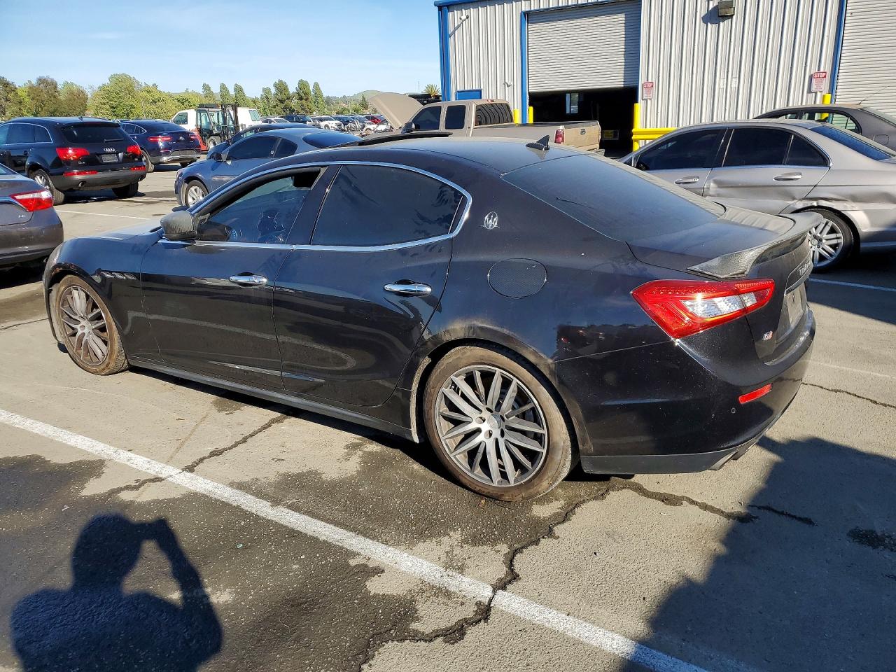 2014 Maserati Ghibli S Black vin: ZAM57RTA9E1085914