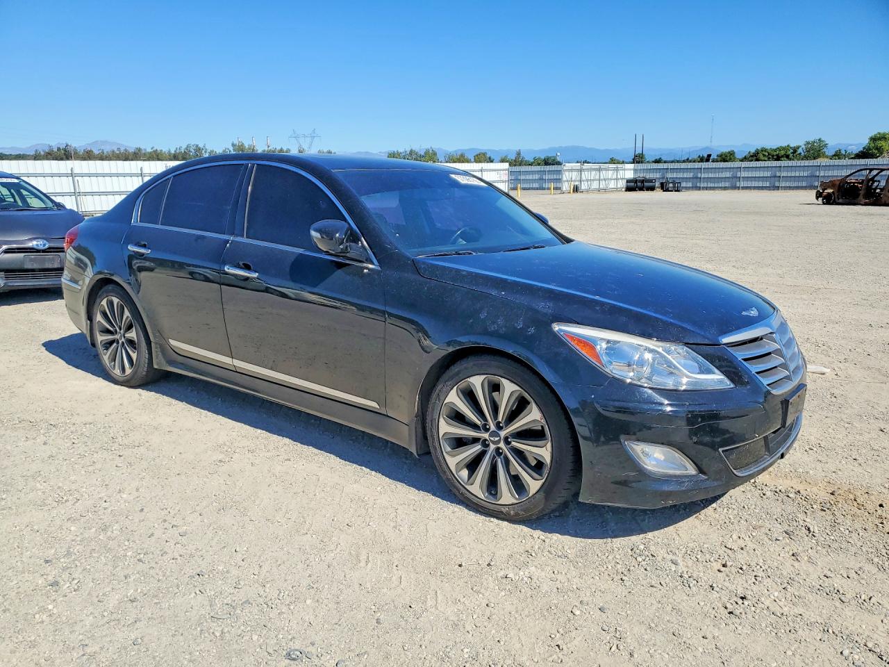 2014 Hyundai Genesis 5.0l Charcoal vin: KMHGC4DH0EU266143