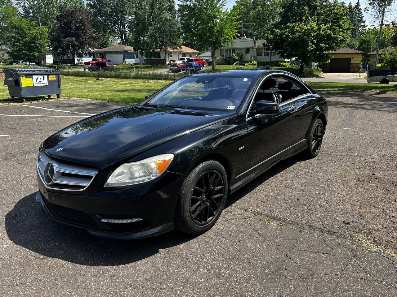 2011 Mercedes-benz Cl 550 4matic Black vin: WDDEJ9EB2BA026779